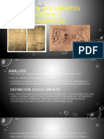 Análisis de Documentos Escritos y Pictográficos