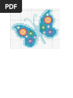 Borboletas Ponto Cruz