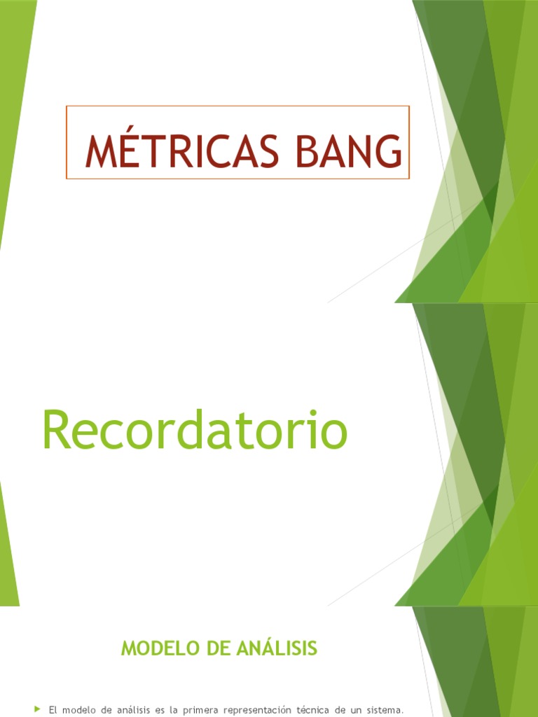 Metricas Bang | PDF | Arte | Informática