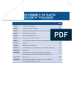 Icc Code of Conduct For Players and Player Support Personnel