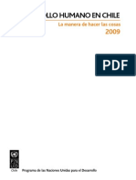 Informe PNUD Chile 2009  - Ser Uno Mismo