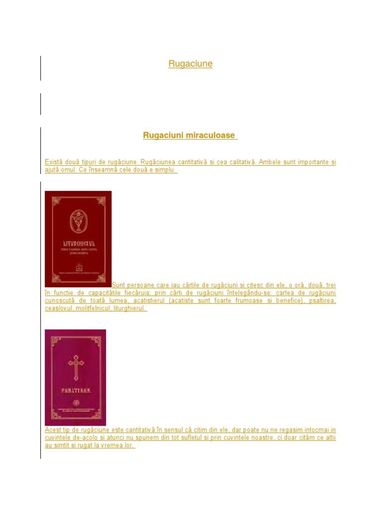 Rugaciuni | PDF