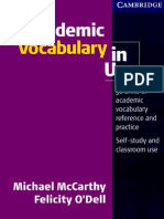 Cambridge - Academic Vocabulary in Use (1st Ed) (2008)