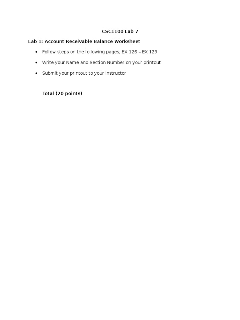 Accounting Students Lab Guide | PDF | Technology & Engineering ...