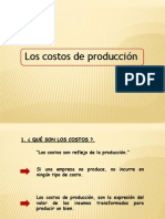 Los Costos de Producción