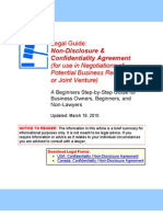 NDA (Negotiations of Potential Business Relationship or Joint Venture) - Legal Guide