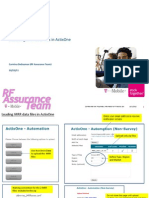 RF Assurance 3.loading MRR Data Files in Actixone
