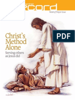 Christ's Method Alone: Serving Others As Jesus Did