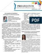 Edição Especial - Jornal ProArquivos