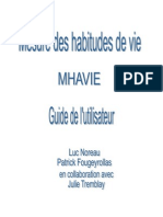 Guide de L Utilisateur MHAVIE