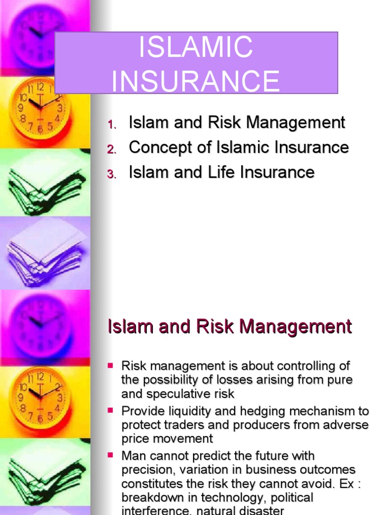 Islamic Insurance Insights | PDF | Insurance | Risk