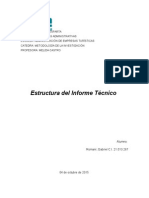 Estructura Del Informe Tecnico