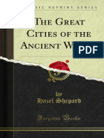 The Great Cities of The Ancient World