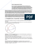 Formule Fundamentale Ale Trigonometriei Sferice