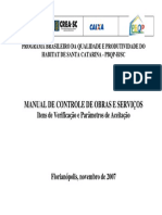 Manual de Controle de Obras e Servicos