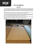 five cut method to square table saw