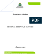 Memorial Descritivo Eletrico Bloco Adm