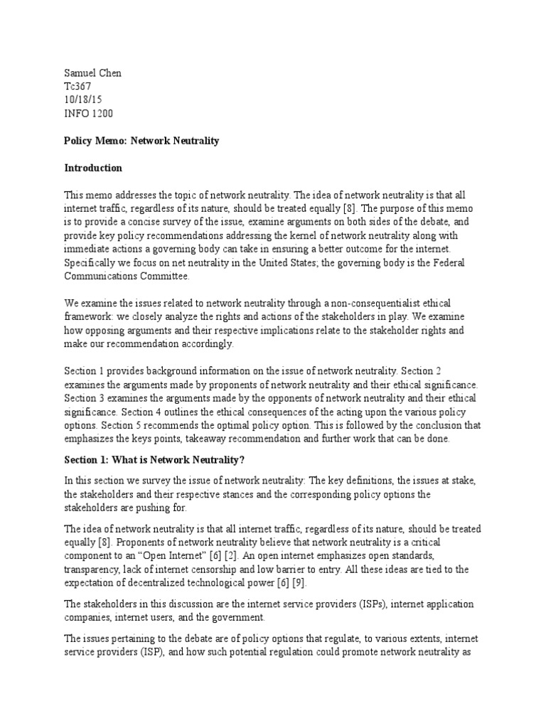 Reasons for net neutrality image