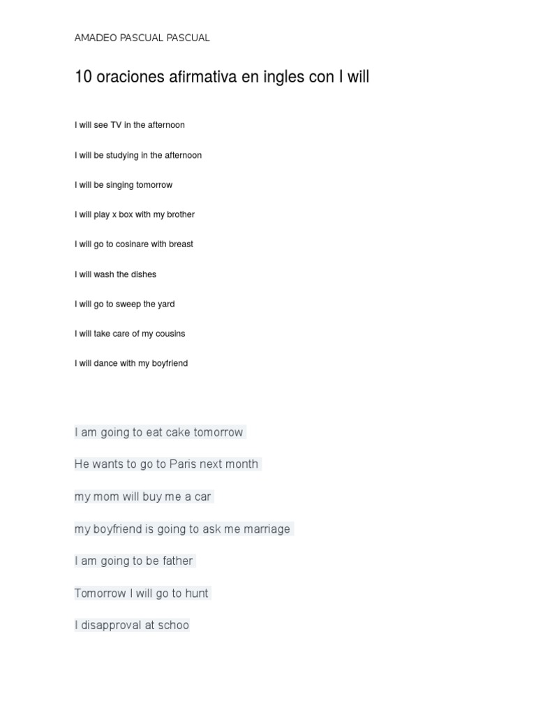 Como Hacer Oraciones Largas En Ingles 2022