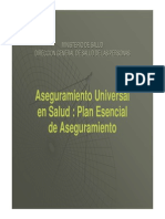 Aseguramineto Universal de Salud