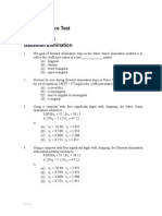 Quiz Gaussian Elimination