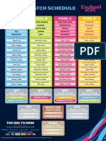 RWC2015 Match Schedule