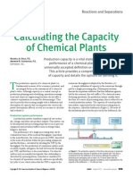 Calculating The Capacity of Chemical Plants