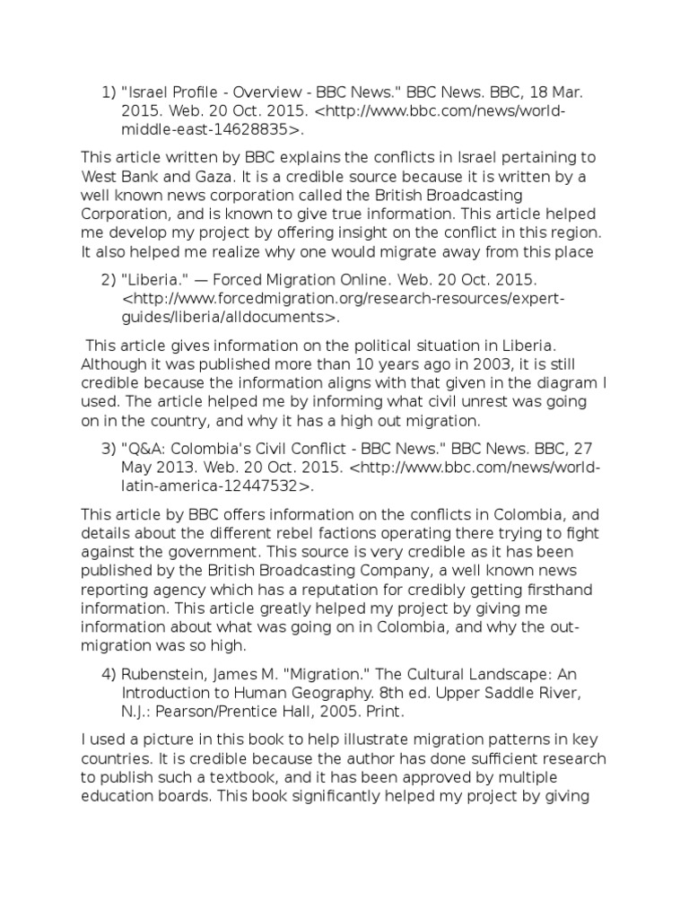 Annotated bibliography example apa picture