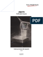 Manual de Indicador Weigh Tronix Zq375 - U - Es - 500815