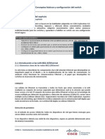 CCNA3 - Capitulo 2 Conceptos Basicos y Configuracion Del Switch