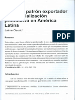 Jaime Osorio El Nuevo Patrón Exportador de Especialización