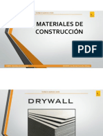 Material Es de Cons Trucci n Drywall