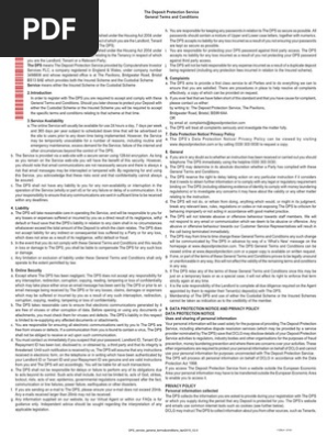 Terms and Conditions