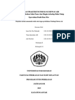 Laporan Praktikum Fisiologi Hewan Air Bukaan Operculum Pada Ikan