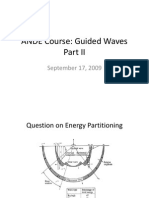 ANDE Course- Guided Waves Part II