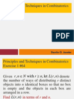 Principles and Techniques in Combinatorics Exercise 1 #64: Danilo O. Jacobe