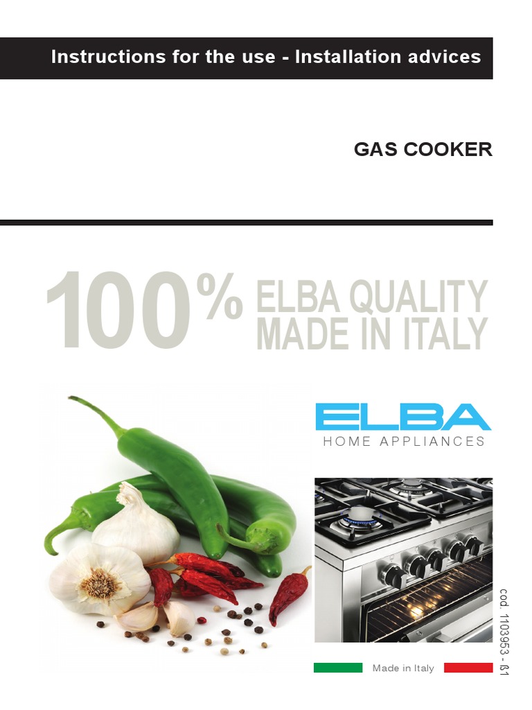 ELBA Oven Manual PDF Ac Power Plugs And Sockets Mains Electricity