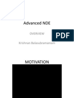 Advanced NDE Lesson 1