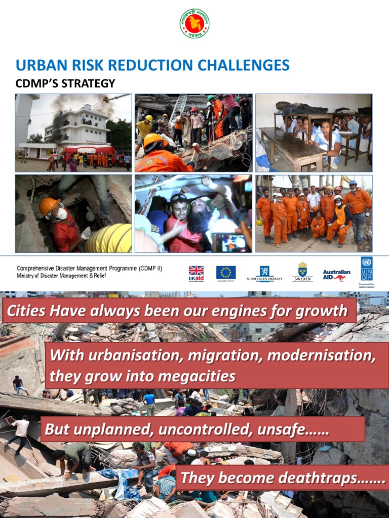 Urban Risk Reduction Strategies in CDMP II | PDF | Technology & Engineering