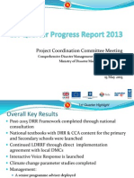 CDMP-1st Quarter Progress Report 2013 