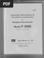 Download Echo Sounder Jmc Model F-2000 Oper  Inst Manual by toumassis_p SN286026829 doc pdf