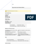 Beginning and Ending Formal and Informal Letters