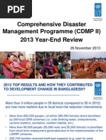Comprehensive Disaster Management Programme (CDMP II) 2013 Year-End Review