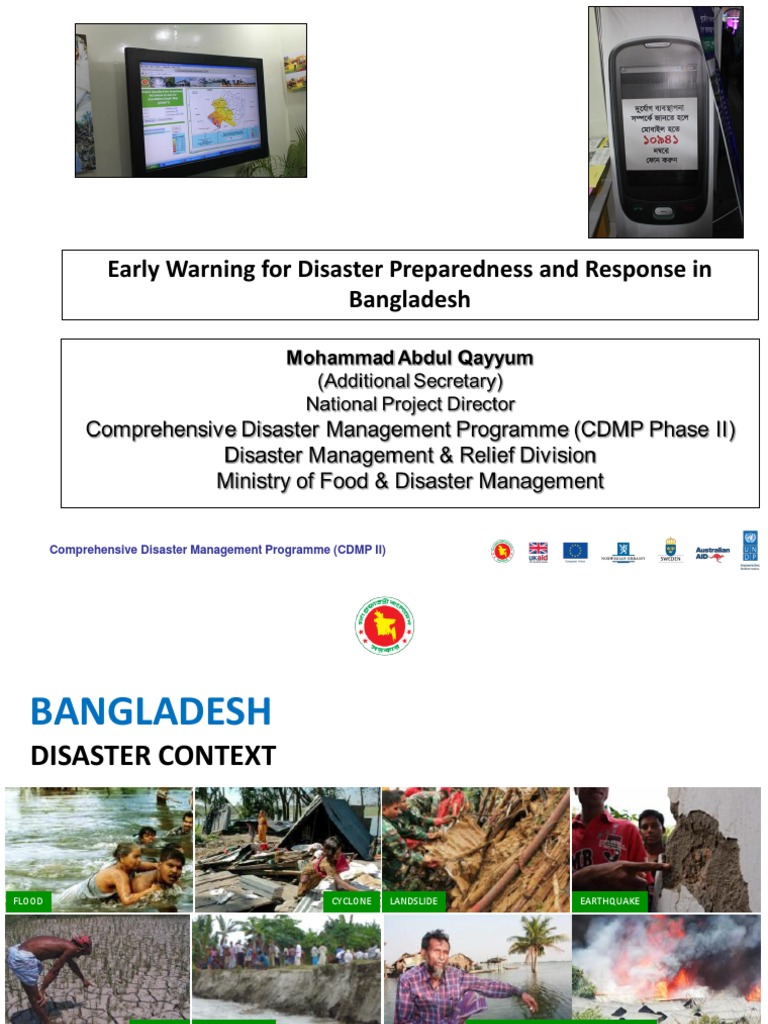Early Warning for Disaster Preparedness and Response in Bangladesh