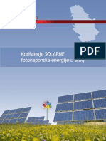 Koriscenje solarnih elektrana u Srbiji