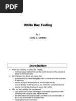 White Box Testing