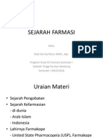 Sejarah Farmasi (22 Sept 2015)