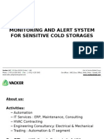 Monitoring and Alert System For Sensitive Cold Storages