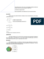 Lista Lei de Gauss e Magnetismo