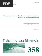 Artigo Consumo aço